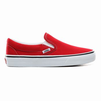 Vans Vans - Naisten Slip-on kengät - Punainen/Valkoinen